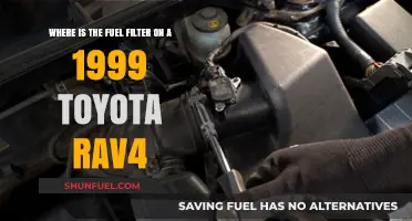 Locating the Fuel Filter on a 1999 Toyota RAV4