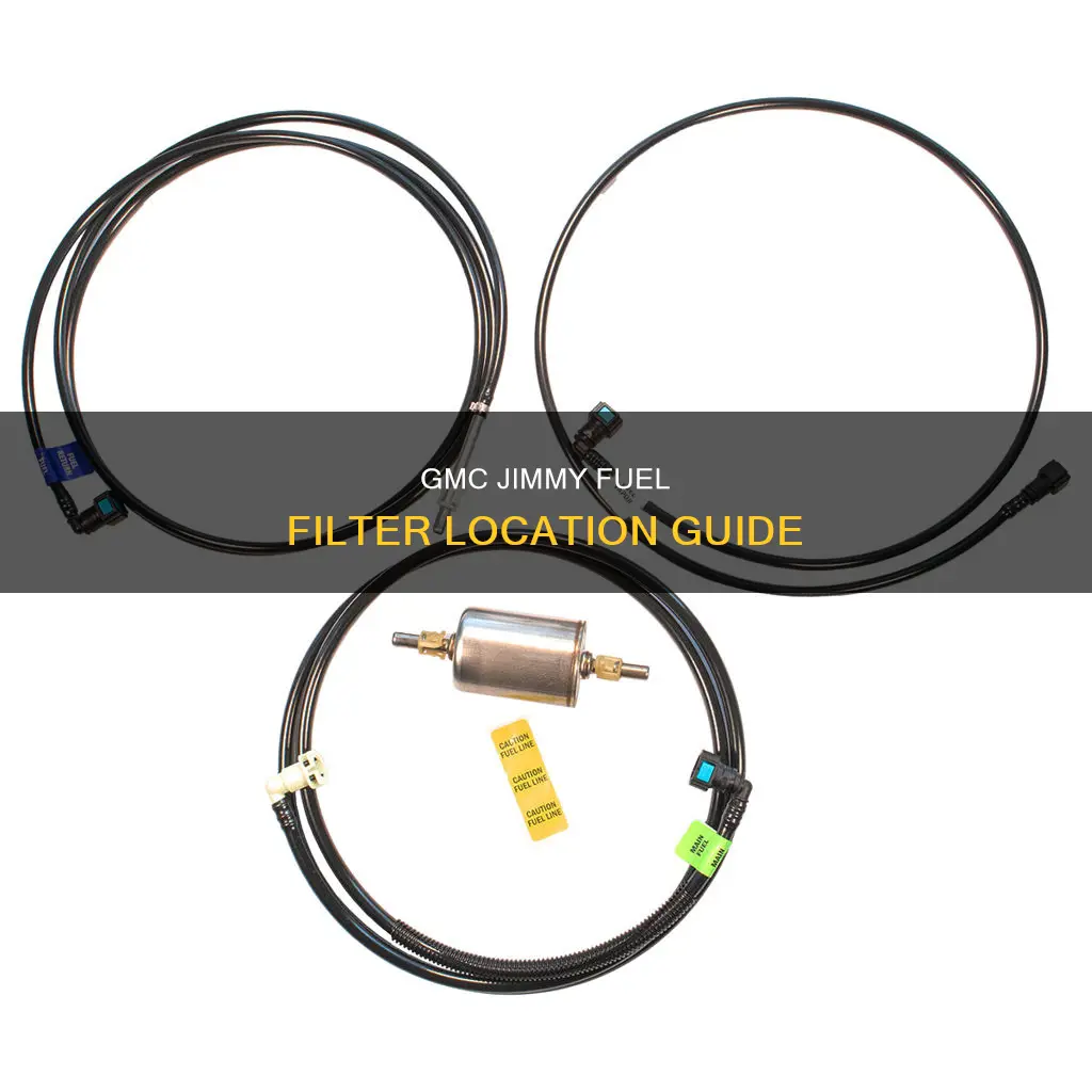 where is the fuel filter on a 2000 gmc jimmy