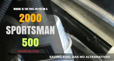 Sportsman 500: Fuel Filter Location