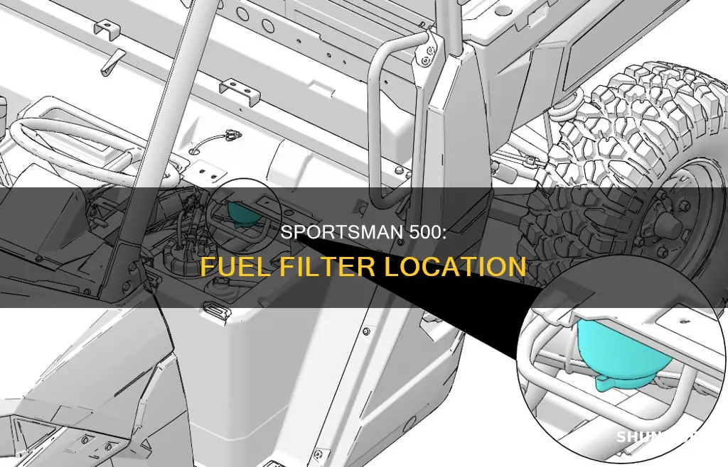 where is the fuel filter on a 2000 sportsman 500