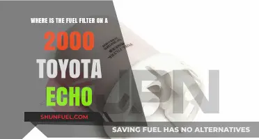 Toyota Echo Fuel Filter: Location and Access Guide