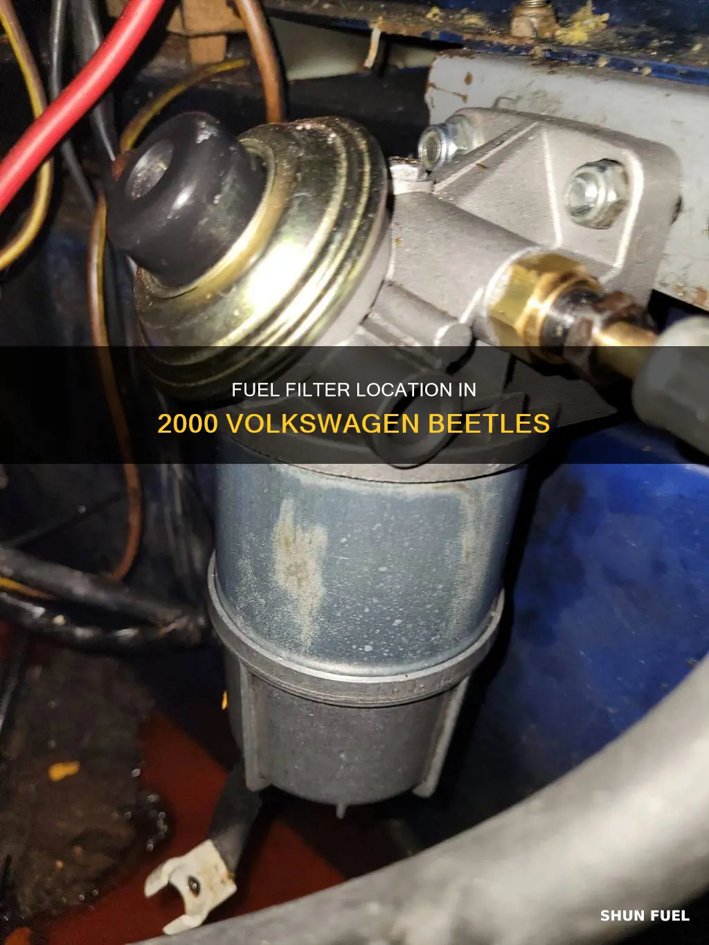where is the fuel filter on a 2000 volkswagen beetle