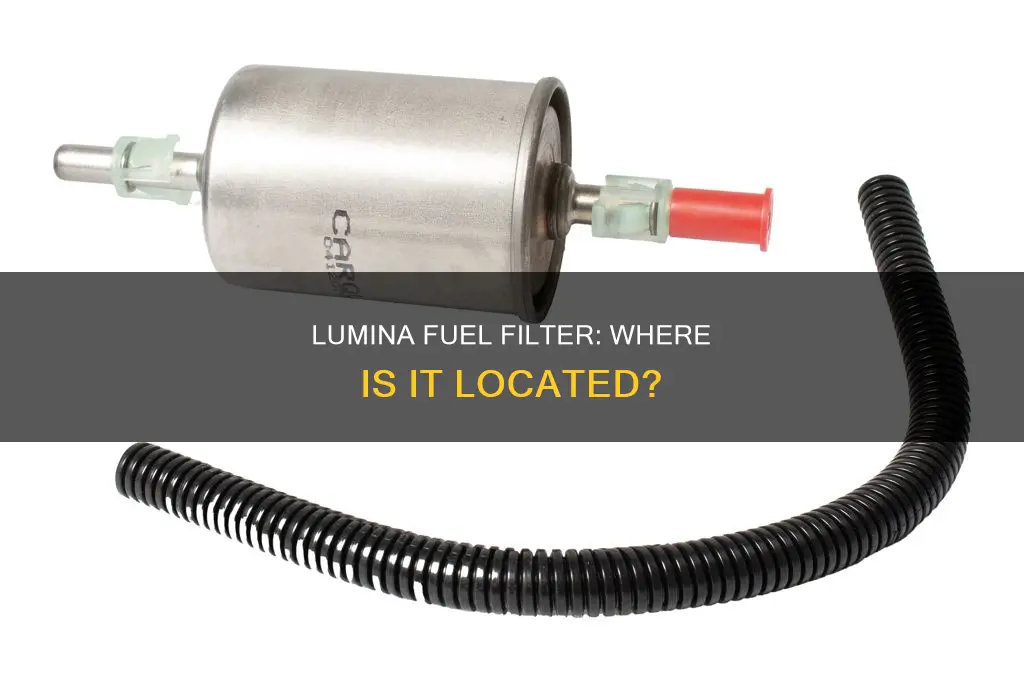 where is the fuel filter on a 2001 chevy lumina