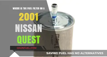 Locating the Fuel Filter on a 2001 Nissan Quest