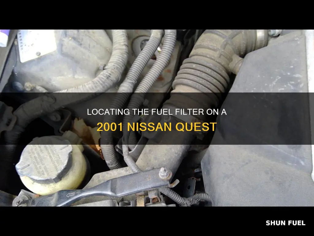 where is the fuel filter on a 2001 nissan quest