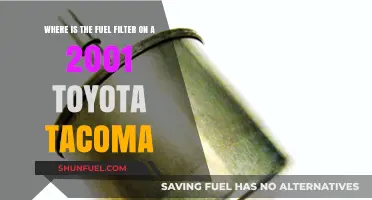 Locating the Fuel Filter in a 2001 Toyota Tacoma