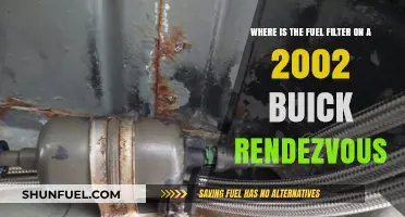 Buick Rendezvous Fuel Filter: Location and Replacement Guide