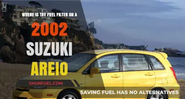 Suzuki Aerio Fuel Filter: Location and Access Guide
