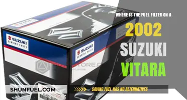 Suzuki Vitara Fuel Filter: Location and Access Guide
