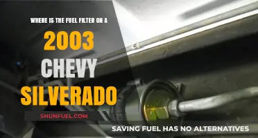 Chevy Silverado Fuel Filter Location Guide