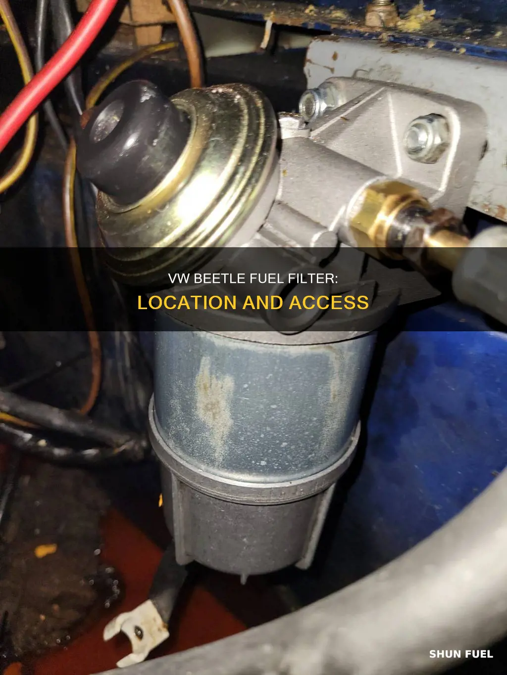 where is the fuel filter on a 2003 vw beetle