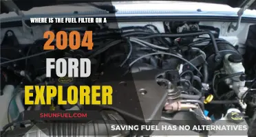 Locating the Fuel Filter on a 2004 Ford Explorer