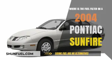 Pontiac Sunfire Fuel Filter: Location and Access