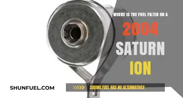 Saturn Ion Fuel Filter: Location and Access Guide