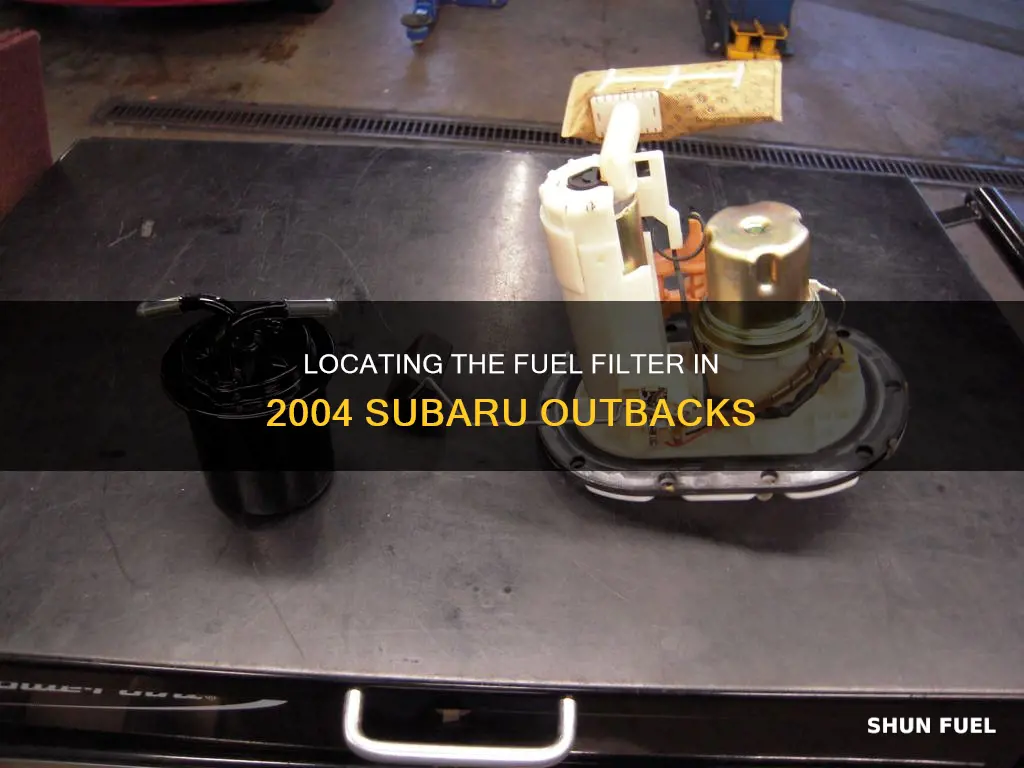 where is the fuel filter on a 2004 subaru outback