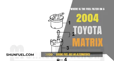 Toyota Matrix Fuel Filter: Location and Replacement Guide