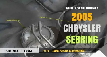 Chrysler Sebring Fuel Filter: Location Guide