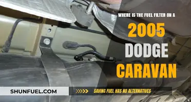 Locating the Fuel Filter on a 2005 Dodge Caravan