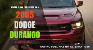 Locating the Fuel Filter in Your 2005 Dodge Durango