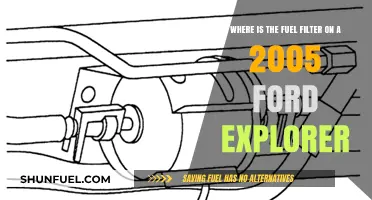 Locating the Fuel Filter on a 2005 Ford Explorer