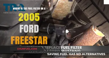 Ford Freestar Fuel Filter: Location and Access Guide