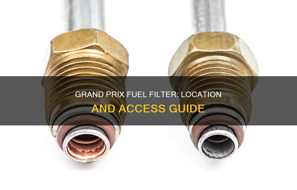 where is the fuel filter on a 2005 grand prix
