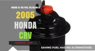 Locating the Fuel Filter in a 2005 Honda CRV