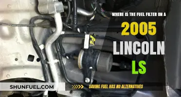 Lincoln LS Fuel Filter: Location and Access