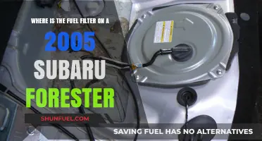 Fuel Filter Location in 2005 Subaru Forester