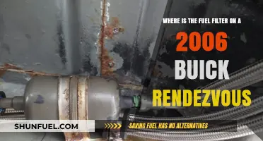 Buick Rendezvous Fuel Filter: Location and Access Guide