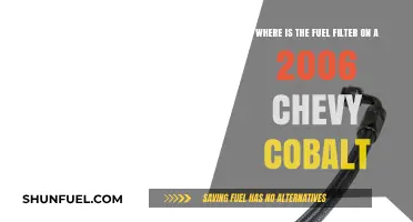 Chevy Cobalt Fuel Filter: Location and Access Guide
