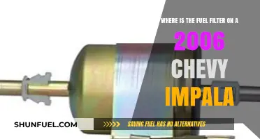 Chevy Impala Fuel Filter Location Guide
