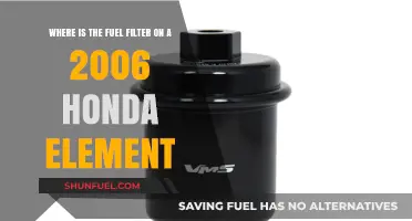Locating the Fuel Filter in a 2006 Honda Element
