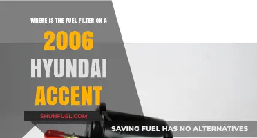 Hyundai Accent Fuel Filter: Location and Access