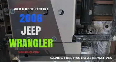 Jeep Wrangler Fuel Filter: Location and Access
