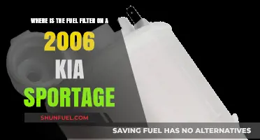 Kia Sportage 2006: Fuel Filter Location Guide