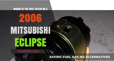Locating the Fuel Filter on a 2006 Mitsubishi Eclipse