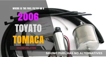 Locating Fuel Filter on 2006 Toyota Tacoma