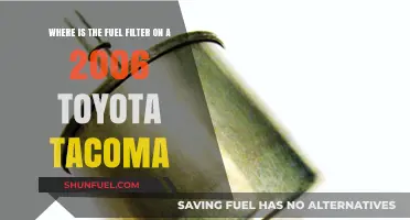 Locating the Fuel Filter in Your 2006 Toyota Tacoma