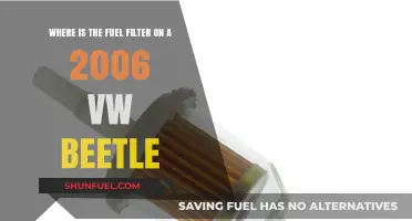 VW Beetle Fuel Filter: Location and Access Guide