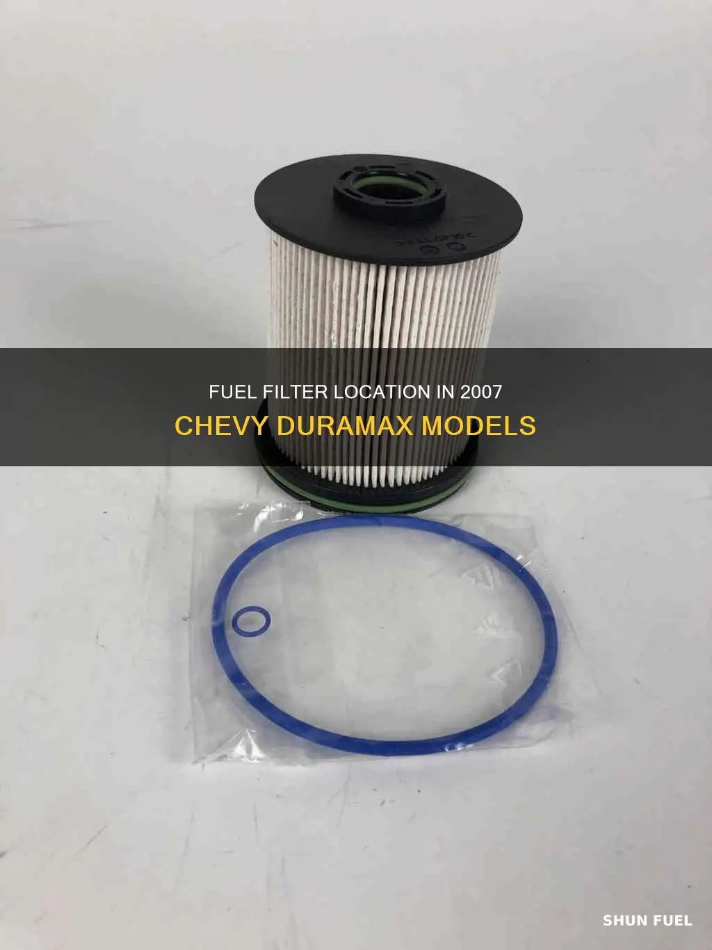 where is the fuel filter on a 2007 chevy duramax