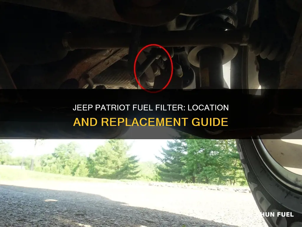 where is the fuel filter on a 2007 jeep patriot