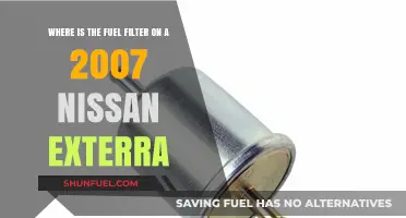 Locating the Fuel Filter on a 2007 Nissan Xterra