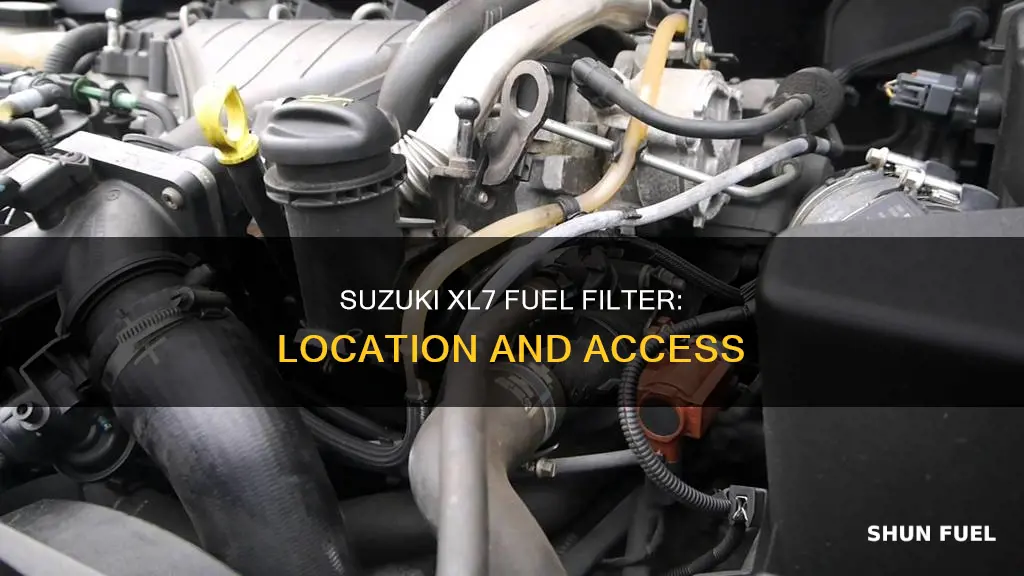 where is the fuel filter on a 2007 suzuki xl7