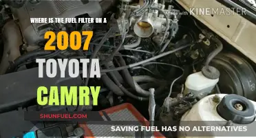 Locating the Fuel Filter on Your 2007 Toyota Camry