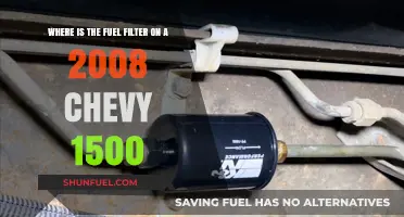 Fuel Filter Location in 2008 Chevy 1500 Trucks