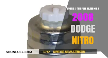 Dodge Nitro Fuel Filter: Where is it Located?