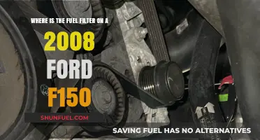 Locating the Fuel Filter in a 2008 Ford F150