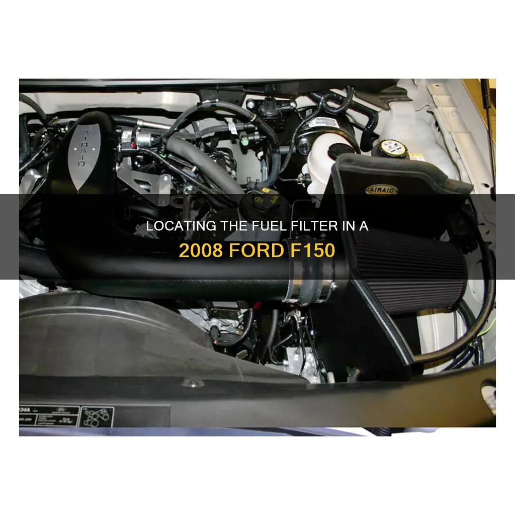 where is the fuel filter on a 2008 ford f150