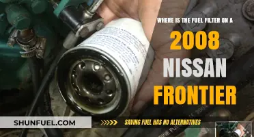 Fuel Filter Location in 2008 Nissan Frontier